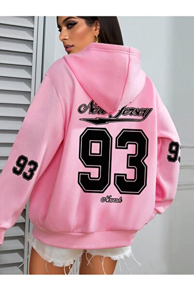 GALASHOP هوديي رقم 93 مطبوع نيو جيرسي لوغو