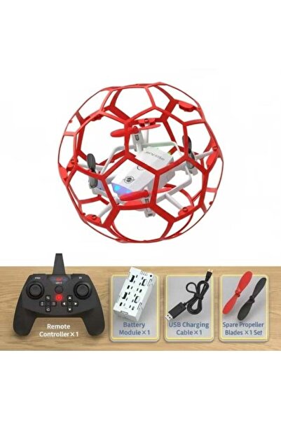 PopZa طائرة بدون طيار احترافية بتصميم كرة قدم مجوفة (RC-2026) - لعبة جذعية تح...