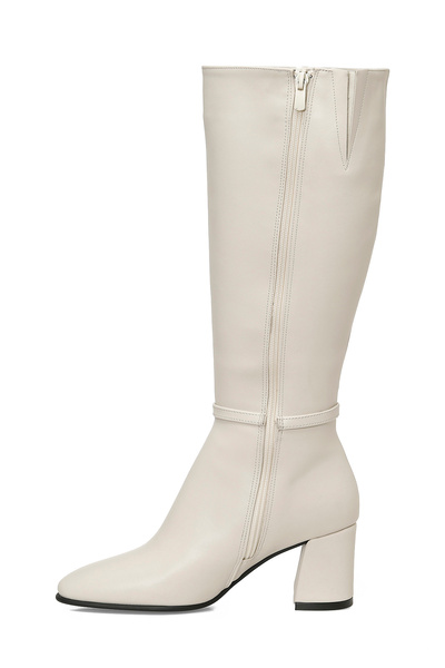 Butigo 25K-7049 5Pr Beige Women's Heeled Boots