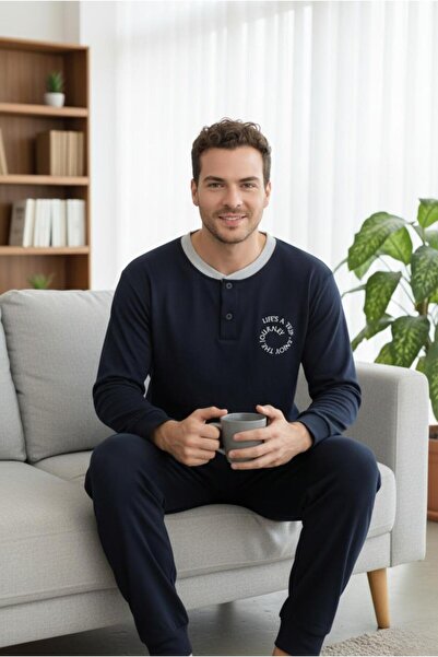 MORRO Comfortable Interlock Winter Soft Men's Home Wear |   Men's Pajama Set