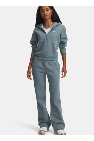 Under Armour 6003711-587-UA Rival Flc Piped Pant Mavi Lastikli Bel Normal Düz Kadın Eşofman Altı