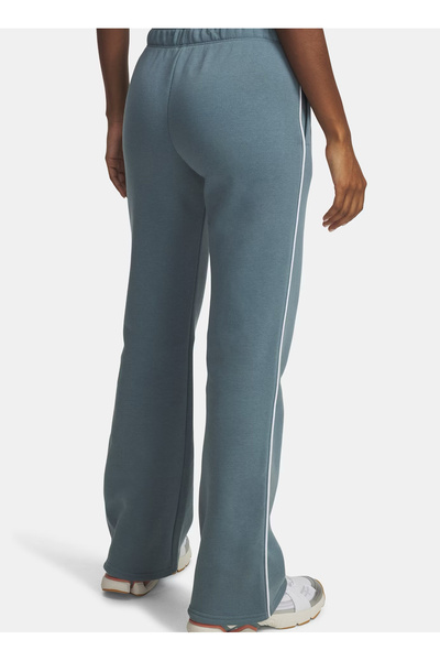 Under Armour 6003711-587-UA Rival Flc Piped Pant Mavi Lastikli Bel Normal Düz Kadın Eşofman Altı