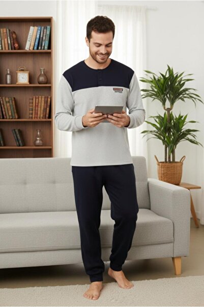 MORRO Comfortable Interlock Winter Soft Men's Home Wear |   Men's Pajama Set