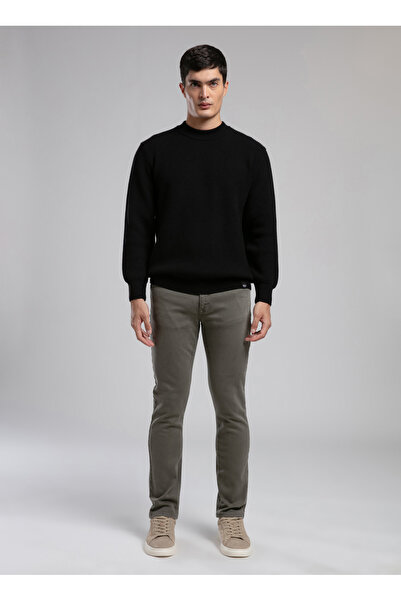 Lee Cooper Half Turtleneck Regular Fit Black Men's Sweater 261 Lcm 241029 Ruben Black