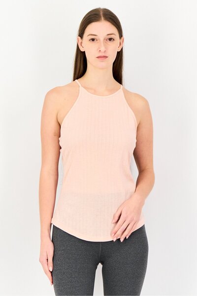 Nike Women Dri Fit Sleeveless Training Tank Top, Light Pink