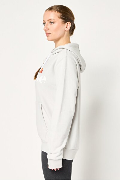 Ellesse Women Sportswear Fit Long Sleeve Outdoor Hoodie, Pale Grey