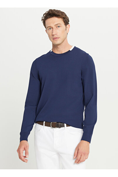 ALTINYILDIZ CLASSICS Bisiklet Yaka Standart Lacivert Erkek Kazak ACE049261484...