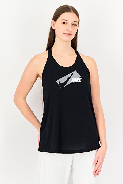 Nike Women Standard Fit Sleeveless Training Tank Top, Black