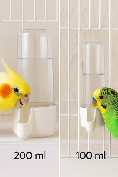 Papağanhane 2’li Kuş Suluğu Seti 100 ml + 200 ml | Papağan ve Muhabbet Kuşu İçin Çok Amaçlı Kullanım