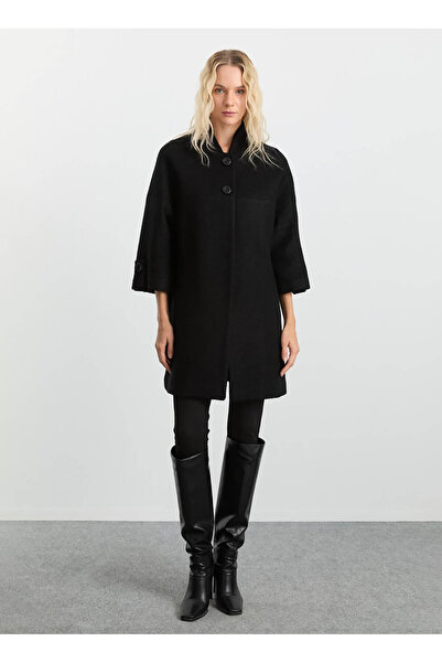 Selen Siyah Kadın Kaban 25KSL9510