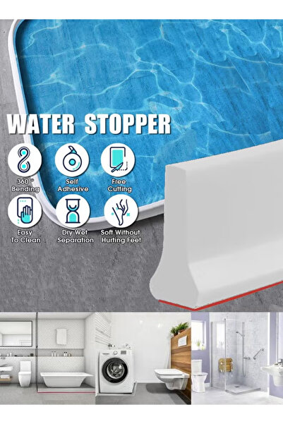 Generic سد مياه عتبة الدش، واقي رش الدش، سد مياه الدش القابل للطي، حاجز سدادة...