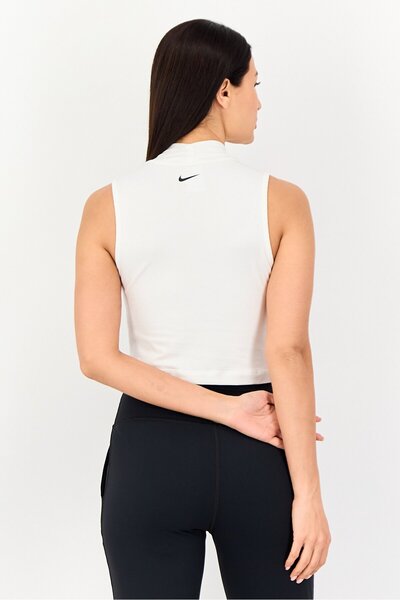 Nike Women Tight Fit Sleeveless Outdoor Tank Top, White