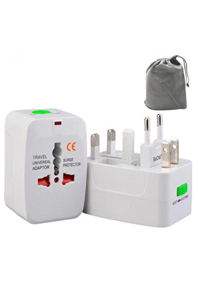 Lullaxx Universal Travel Adapter - All-in-One, for UK/US/EU/AU/Ireland