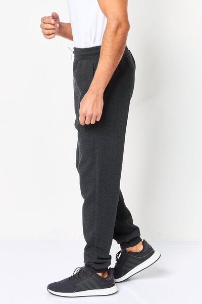 Reebok Men Sportswear Fit Brand Logo Outdoor Sweatpants, Black