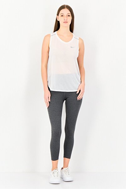 Nike Women Dri-Fit Cut Out Back Running Top, White