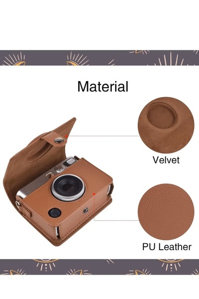 Bluejw Case for Fuji Mini EVO ,Camera Compatible Camera with Adjustable Shoulder Strap