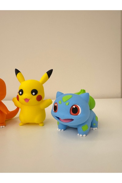 You Toys Pokemon Legend 4-Pack - Pikachu+Squirtle+Bulbasaur+Charmander Figure Toy