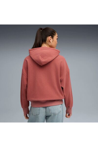 Puma Hood Her Oversized Winterized Hoodie, Pink, Women