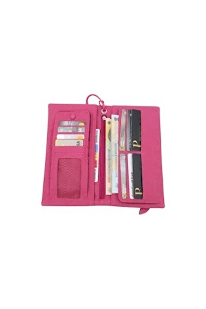 HASSION Women's leather wallet R65, purplish red