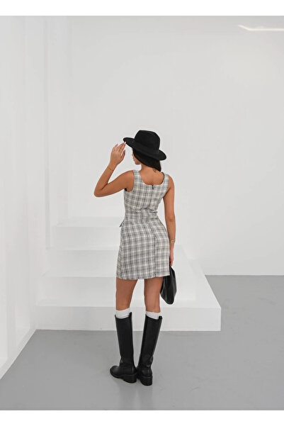 civetta Square Neck Strap Summer Dress