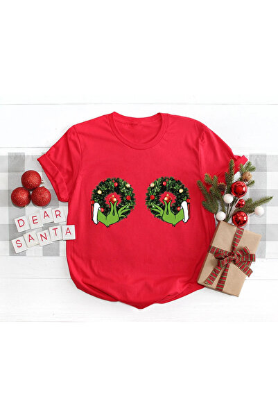 MAGORS Christmas Noel Yilbaşi Themed Cotton Short Sleeve Regular Fit Funny T-Shirt
