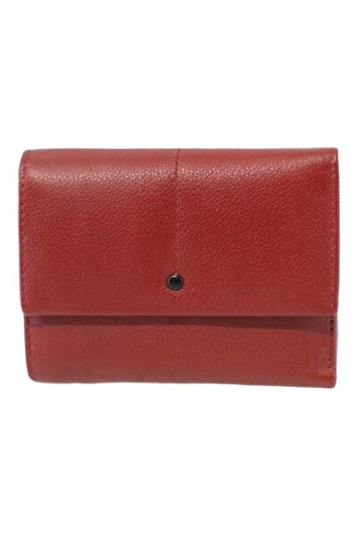 HASSION - Women's Genuine Leather Wallet A16, Red