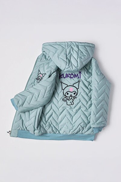 Minigimin Cicileri Krm personaj cu imprimeu Palton pentru fete Welsoft M de t...