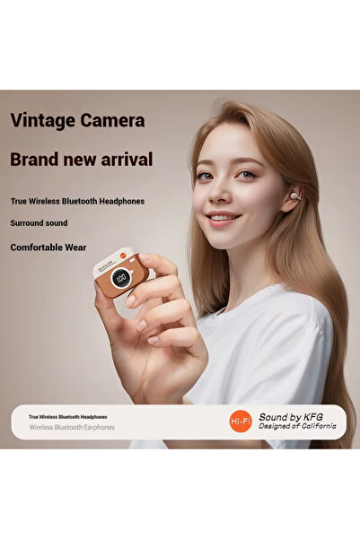 Generic Retro Design Bluetooth Headset, Wireless Mountable Audio Equipment