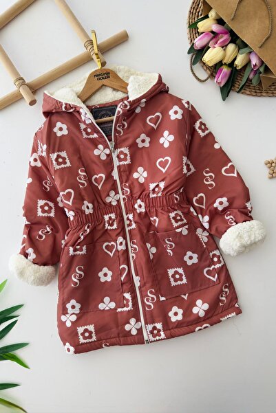 Minigimin Cicileri Miniğimin Cicileri SS Palton din blană pentru fete cu mode...