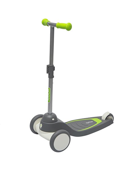 QPLAY Mika LED Scooter for Kids - Adjustable, Foldable, LED Lights, Green