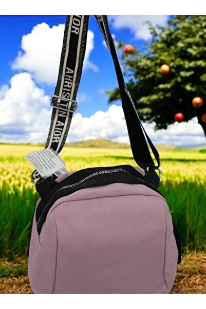 OEM Women's textile crossbody bag, adjustable strap, R1929 Purple