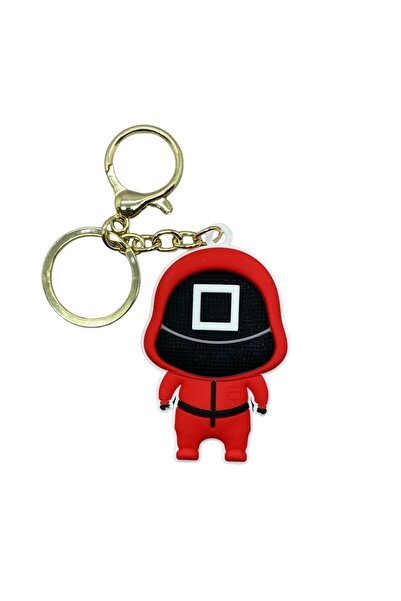 dalip Squid Game keychain, plastic, 4 cm, model 2, square