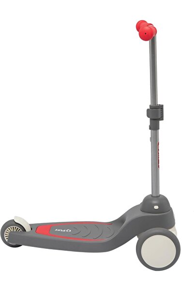 QPLAY Mika LED Scooter for Kids | LED Lights | Adjustable Handlebar | Red
