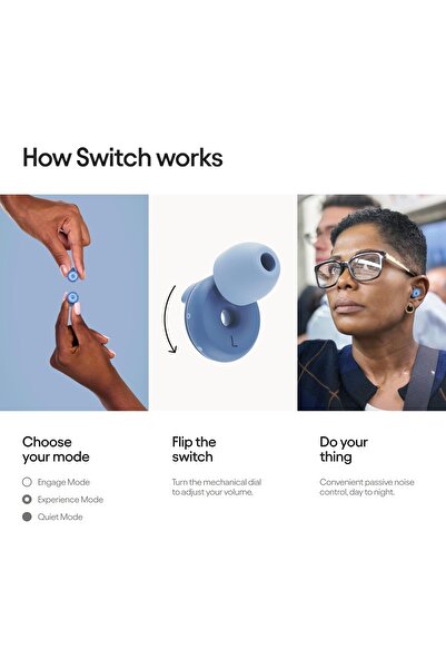 Loop Switch Earplugs – Multi-Mode Noise-Reducing Earplugs