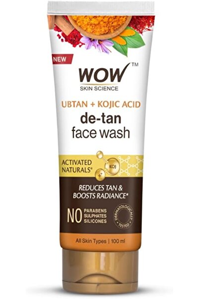 WOW Skin Science Ubtan Face Wash with Chickpea, Almond, Saffron & Turmeric - ...