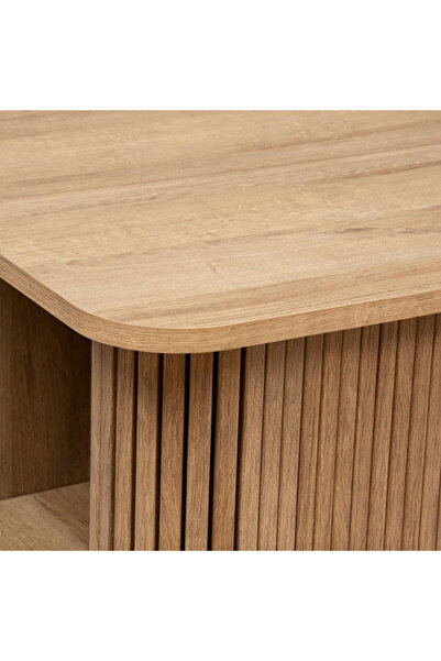 Atmosphera Colva Wood-Effect Veneer Rectangular Bar Table