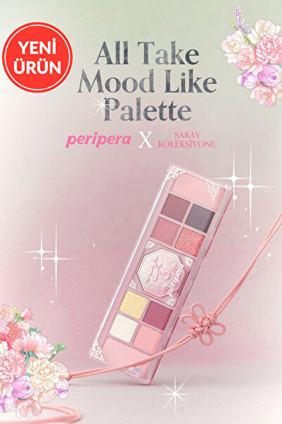 PERIPERA Çok Fonksiyonlu Makyaj Paleti All Take Mood Like Palette(#06 imperial Pink)(Palace Ver)