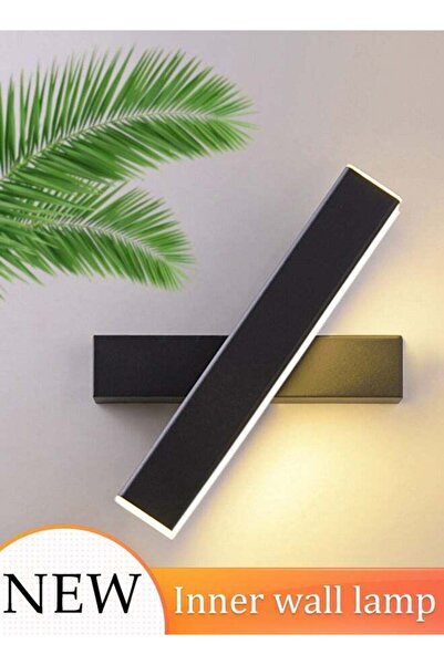 fun zone مصباح حائط LED قابل للتعديل بزاوية 300 درجة، 12 واط، 34 سم - مصباح حائط داخلي