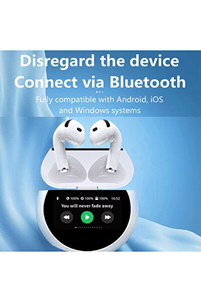 Generic Multifunctional wireless earbuds with touch control, compatible with dual system 5.4 Bluetooth, IPX4 waterproof