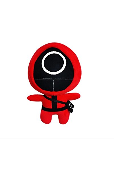 dalip plush toy, Squid Game, 19 cm, circle, red