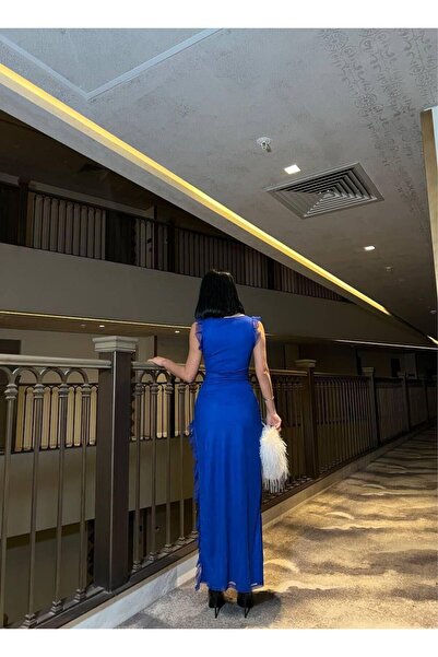 Modafeminen Slit Evening Dress Abi̇ye 582949 Saks