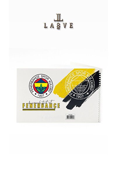 Fenerbahçe Premium Licensed Picture Notebook 17*24 New Season 15 Sheets Cardboard Cover
