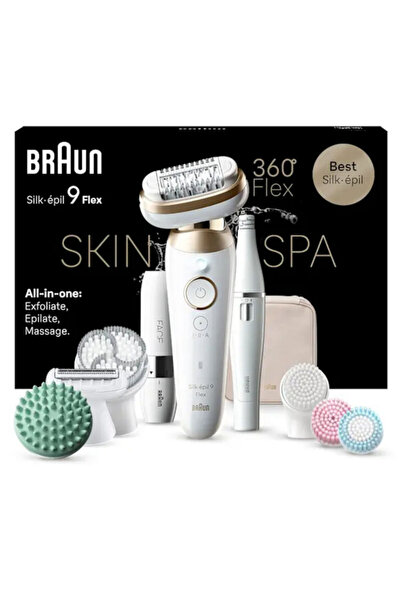 Braun مجموعة إزالة الشعر سيلك-إبيل 9 فليكس سكين سبا 9-681