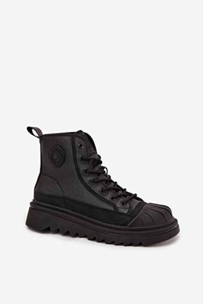 Big Star Shoes Women's High-Top Sneakers Insulated Big Star OO274A355 Black 37