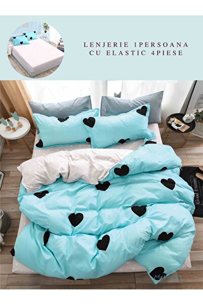 CHIRASO CHIRASO Linen, Satin Cotton, 1 person, ELASTIC Sheet 140x200cm, Pillowcase 155x200, 2 Pillowcases