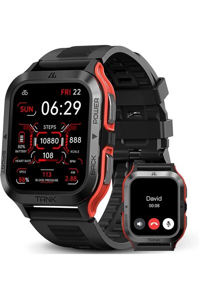 Kospet Tank M2 Rugged Smart Watch - 1.85" AMOLED, 380mAh, 5ATM/IP69K