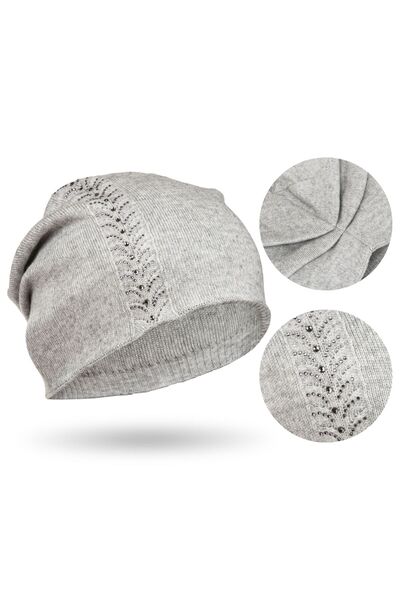 Other Căciulă PETERSON gri, lejeră, cu cristale