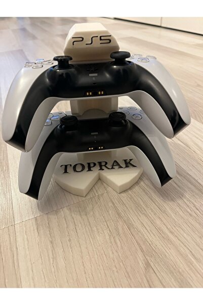 3DMOBIFY PS5 Kolu İçin Çift Katlı Organizer Stand – Sağlam & Estetik