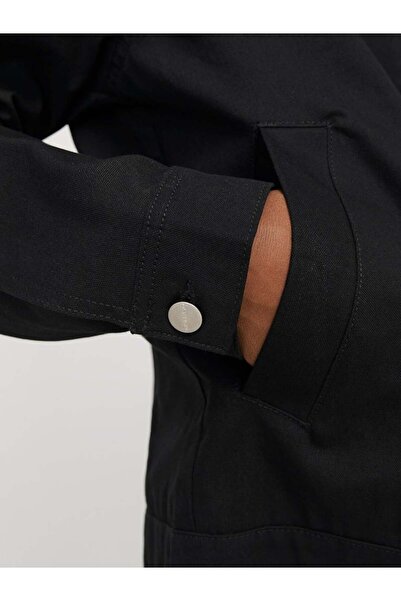 Jack & Jones Boston Men's Polo Neck Black Jacket