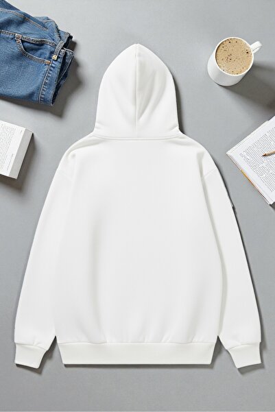 uyguntarz Unisex Nyc Design Printed Hooded Sweatshirt